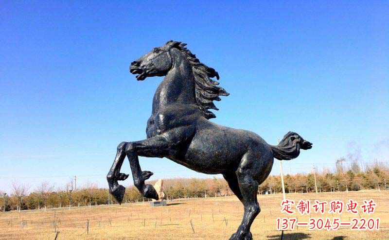 绵阳精美铜雕奔马动物雕塑