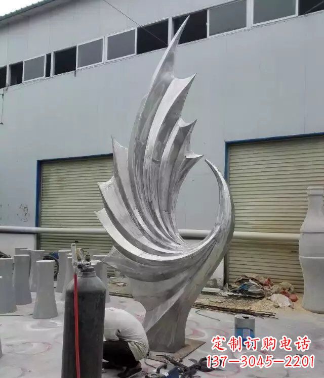 绵阳 不锈钢凤凰抽象雕塑