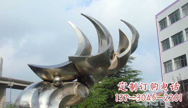 绵阳中领雕塑出品不锈钢海鸥雕塑