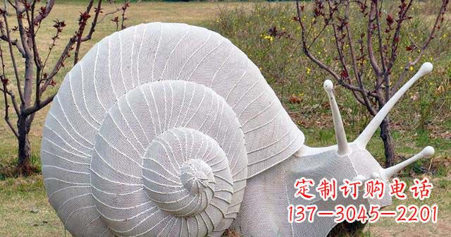绵阳抽象不锈钢蜗牛雕塑