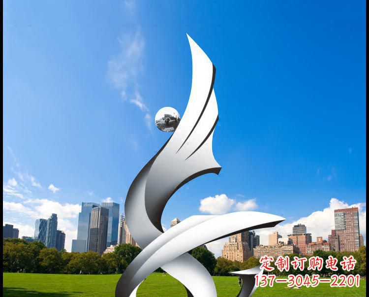 绵阳优雅贵族不锈钢凤凰雕塑