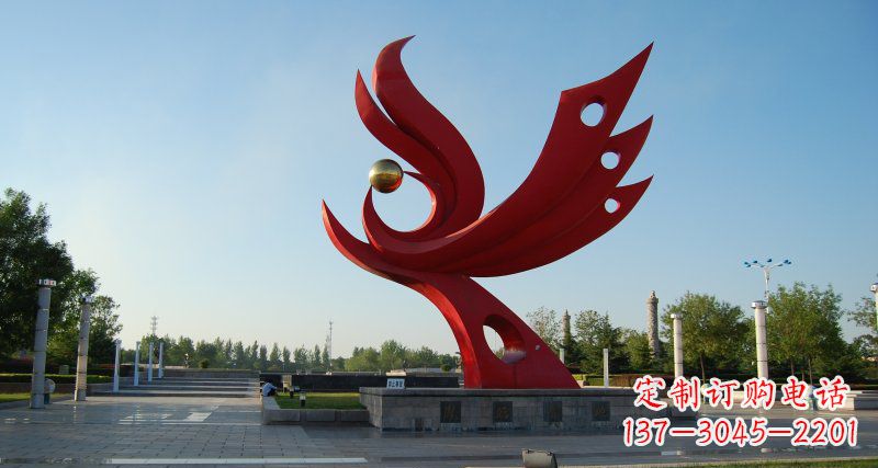 绵阳凤凰雕塑——浓缩的美丽传统
