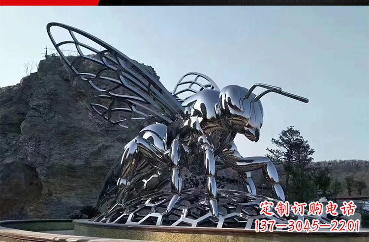 绵阳优雅活泼的不锈钢大型蚂蚁雕塑