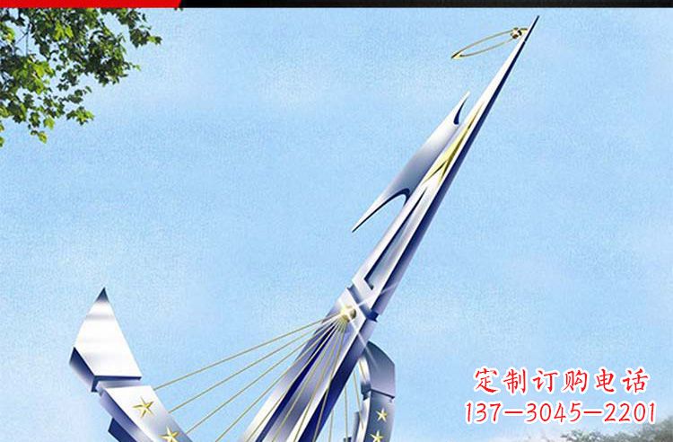 绵阳古典高雅不锈钢帆船雕塑