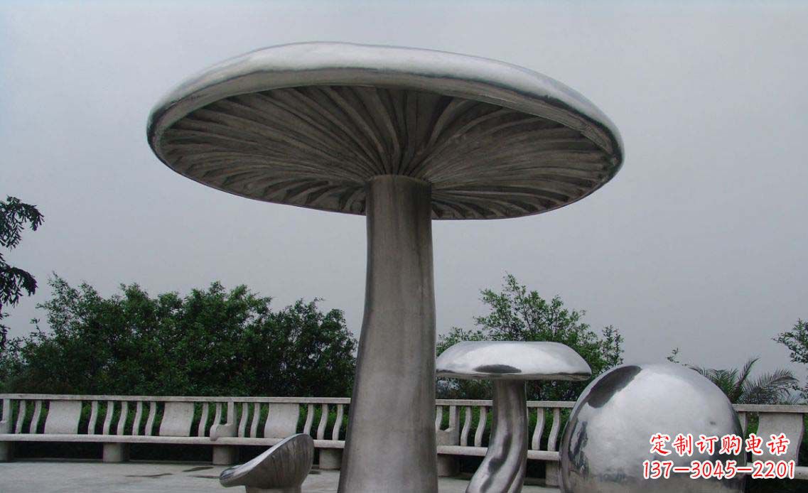 绵阳特色不锈钢凉亭雕塑