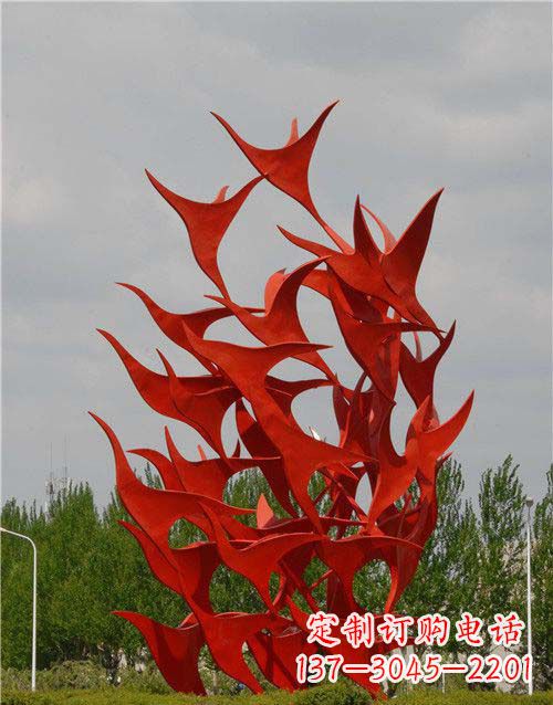 绵阳不锈钢天鹅雕塑,唤醒公园景观