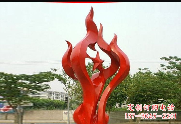 绵阳 不锈钢火炬雕塑-美轮美奂