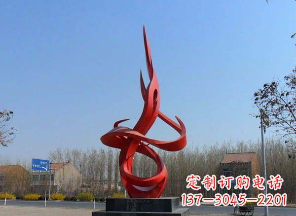 绵阳不锈钢火苗经典建筑雕塑