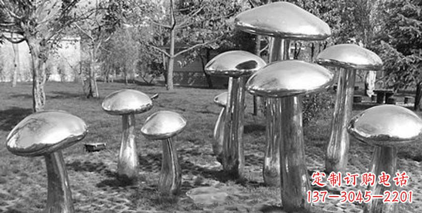 绵阳萌芽之美,蘑菇景观雕塑