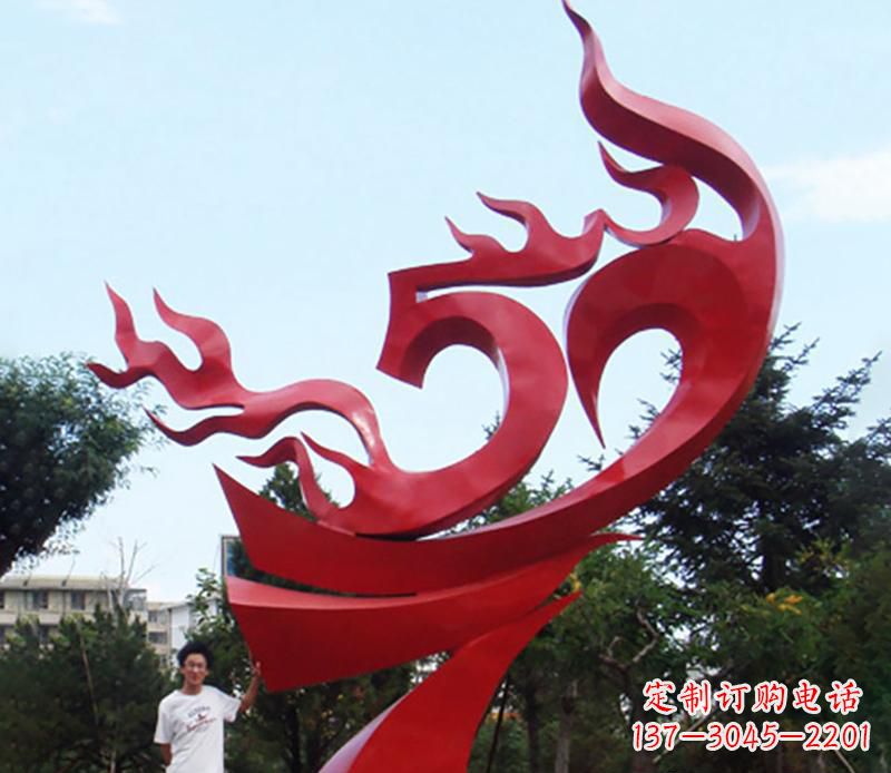 绵阳梦幻飘带景观雕塑