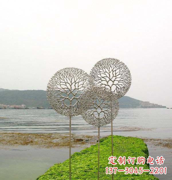 绵阳 迷人的不锈钢蒲公英雕塑