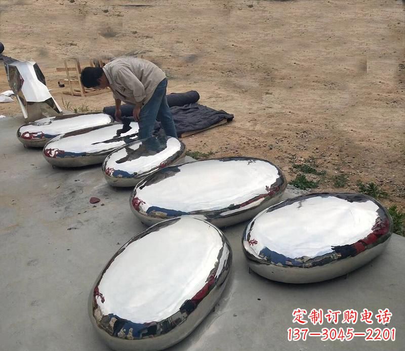 绵阳中领雕塑水滴形艺术雕塑