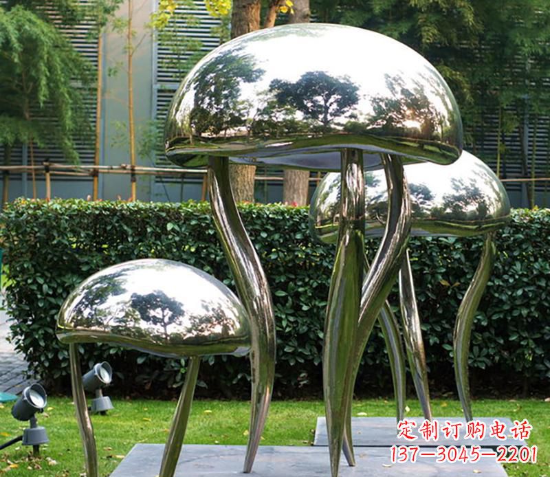 绵阳艺术水母不锈钢雕塑