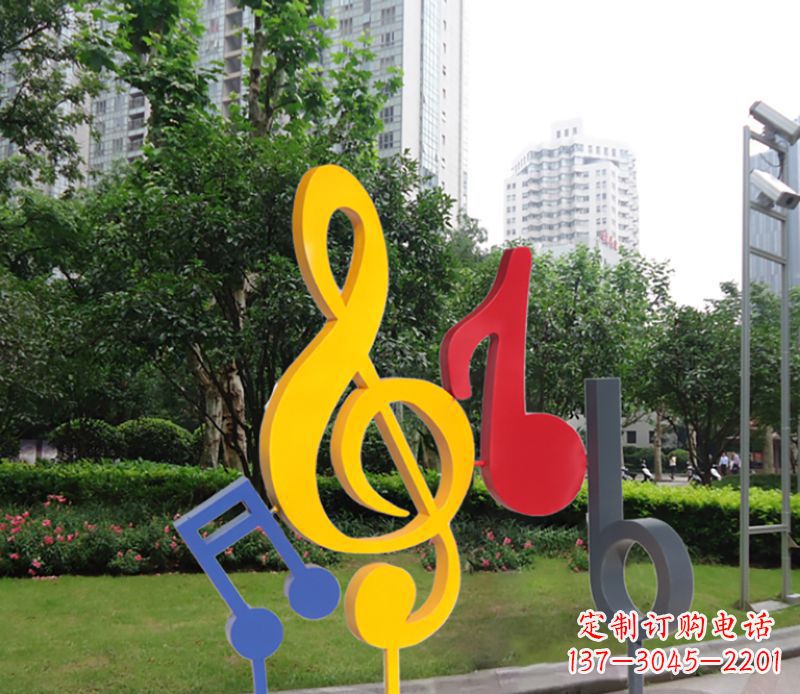 绵阳不锈钢音符雕塑-引领您的心情旋律