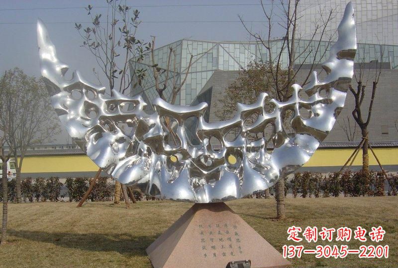 绵阳新款不锈钢月亮景观雕塑