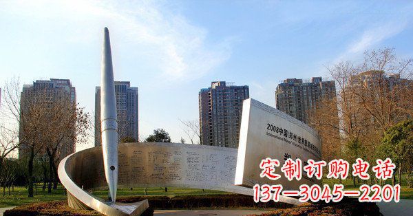 绵阳精美且精致的不锈钢钢笔雕塑