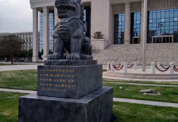 绵阳法院神兽獬豸雕塑--正大光明庇护激励雕塑