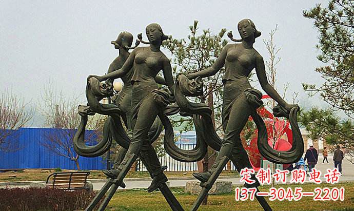 绵阳中领雕塑精美女孩雕塑