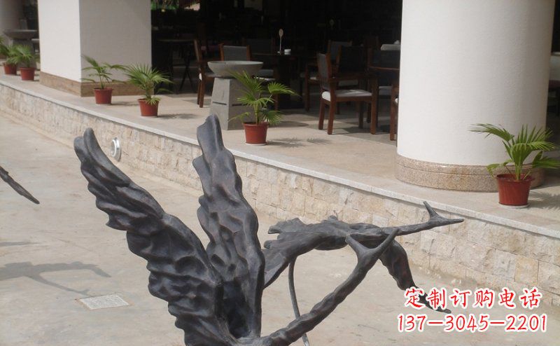 绵阳中领雕塑精美大雁铜雕