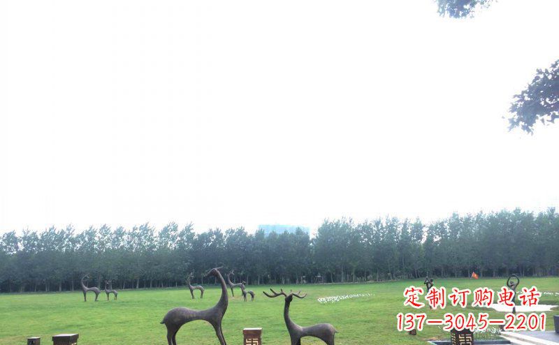 绵阳定制铜动物雕塑 – 小鹿
