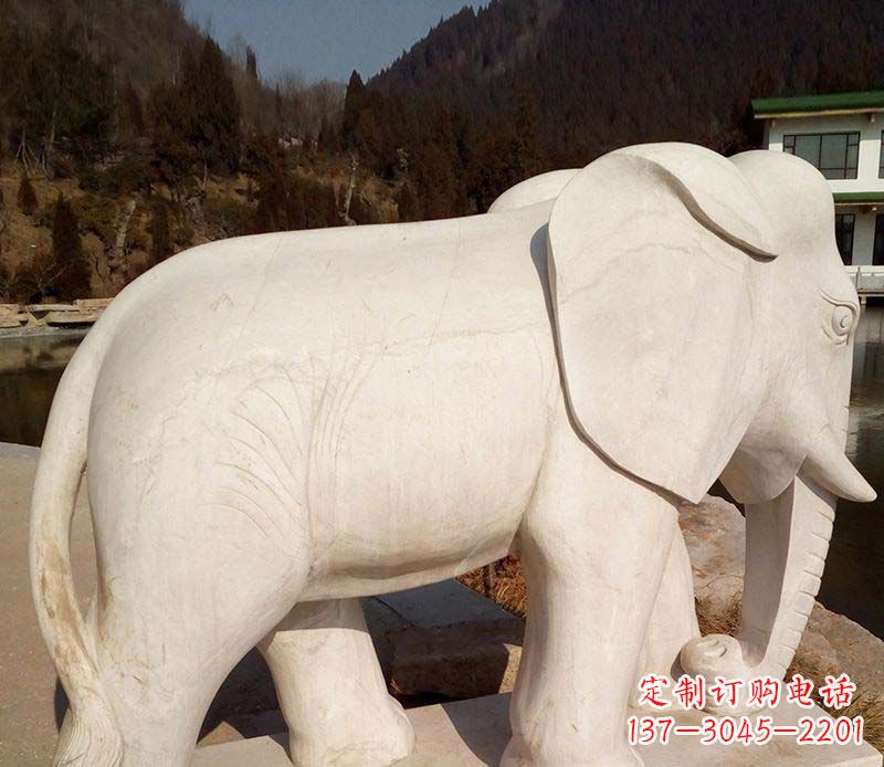 绵阳中领雕塑大象石雕