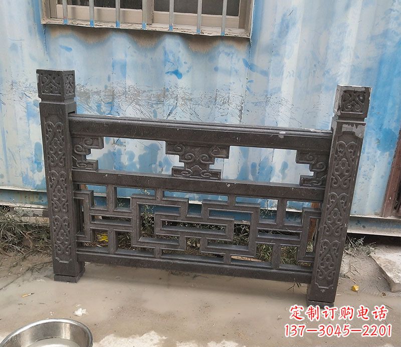 绵阳集乐馆大理石栏板雕塑