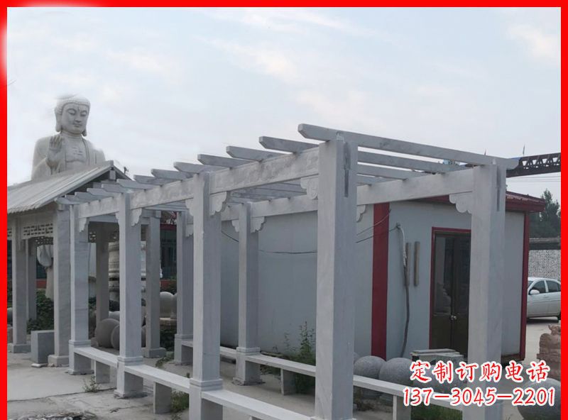 绵阳公园大理石石雕长廊 (2)
