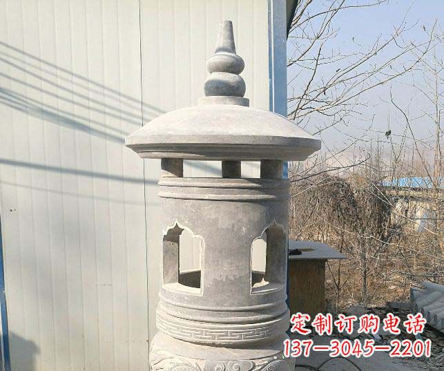 绵阳公园大理石小型石灯