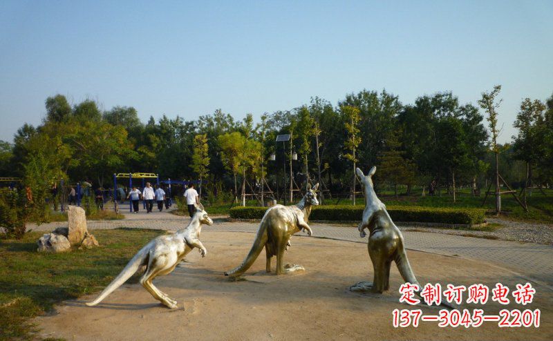 绵阳高质量袋鼠铜雕