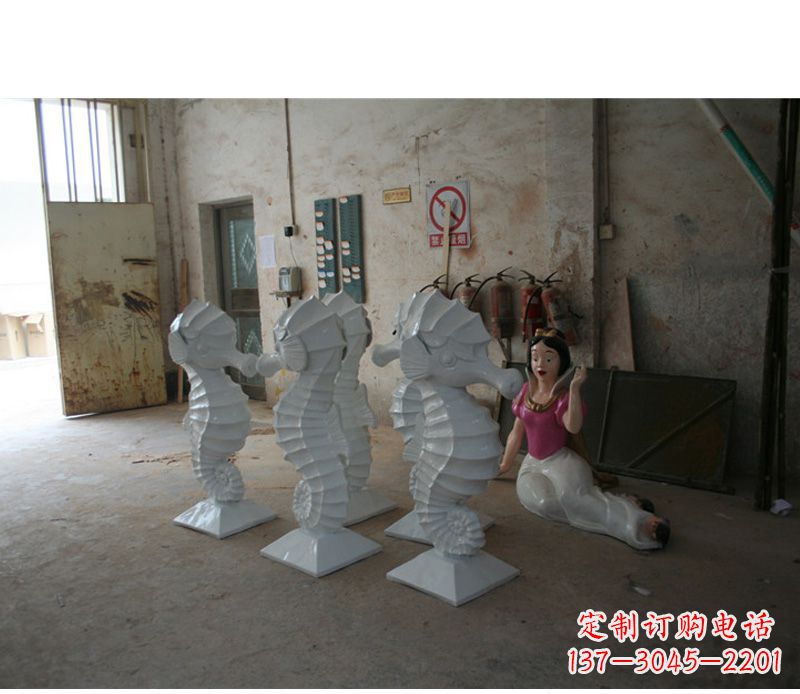 绵阳精美海马石动物雕塑