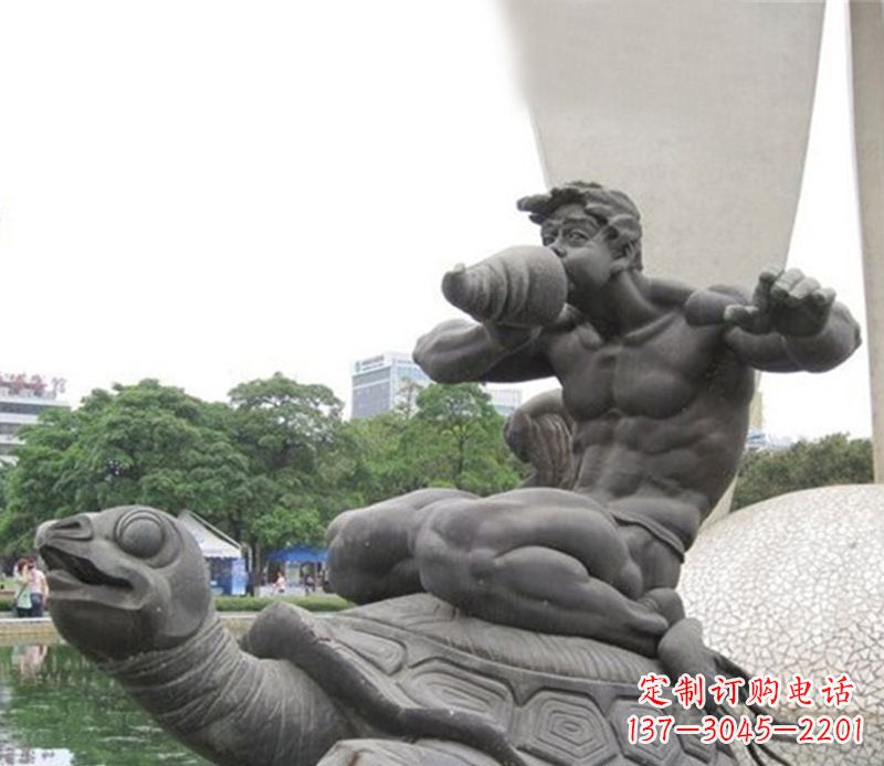 绵阳公园动物海龟雕塑