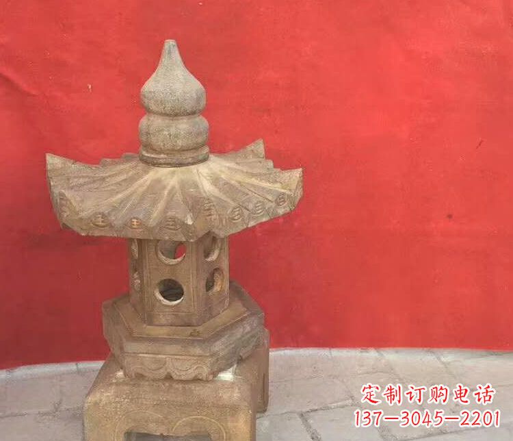 绵阳景观仿古石灯雕塑