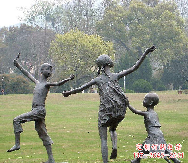 绵阳浪漫童年·清新儿童铜雕