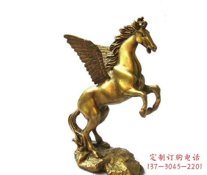 绵阳公园飞马动物铜雕