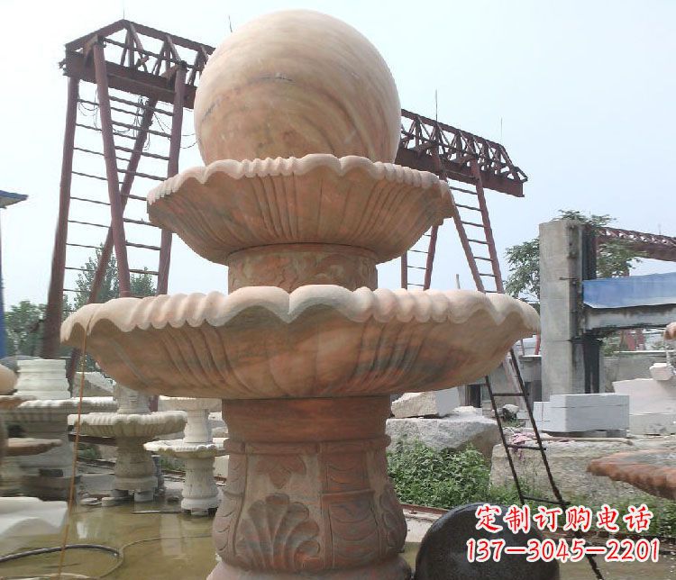 绵阳绚丽多彩的风水球雕塑