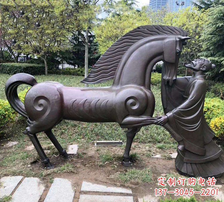 绵阳展现历史名人的铜雕雕塑