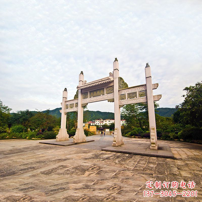 绵阳精美石牌坊雕塑
