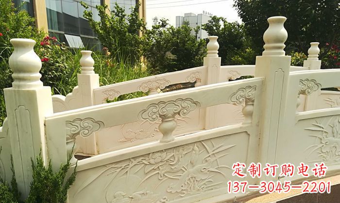 绵阳精美汉白玉石拱桥雕塑
