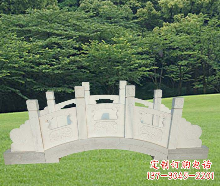 绵阳公园汉白玉石拱桥