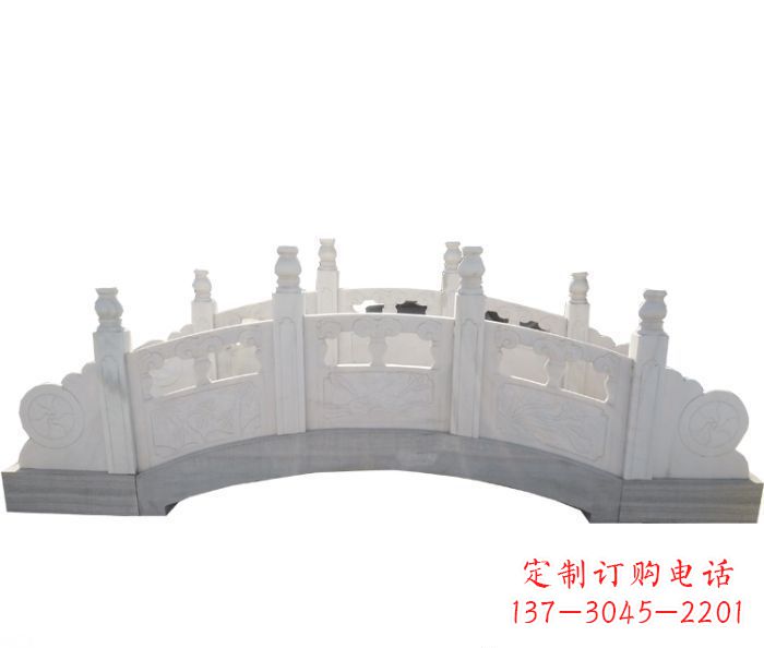绵阳公园汉白玉石拱桥_1