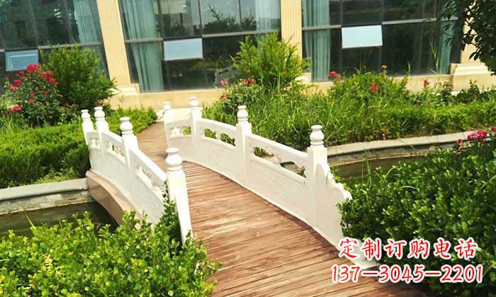 绵阳公园汉白玉石拱桥_2