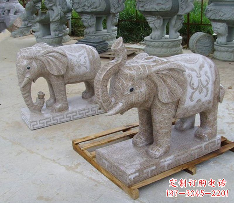 绵阳精美大象雕塑