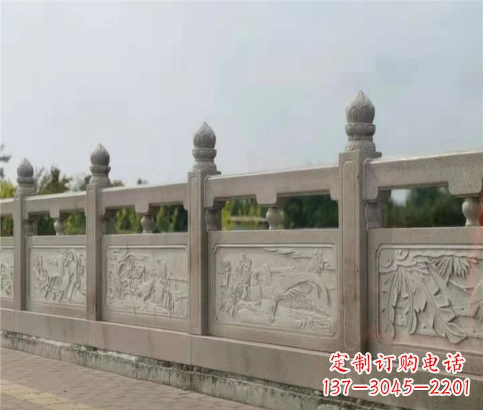 绵阳泰山大理石浮雕栏板雕塑
