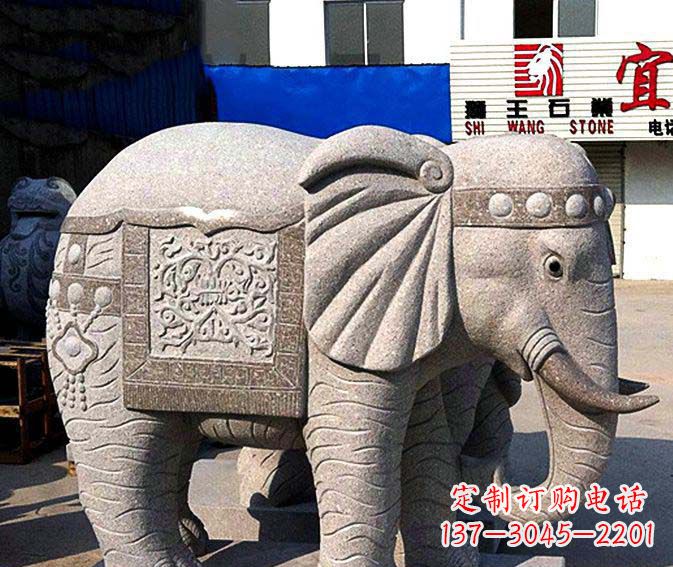 绵阳高品质缅甸大象雕塑