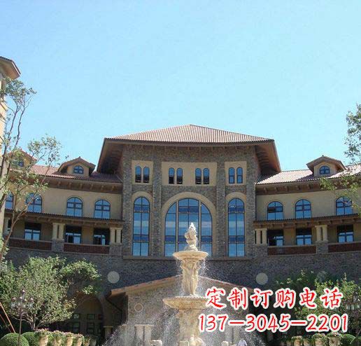 绵阳定制欧式古典喷泉大理石雕塑