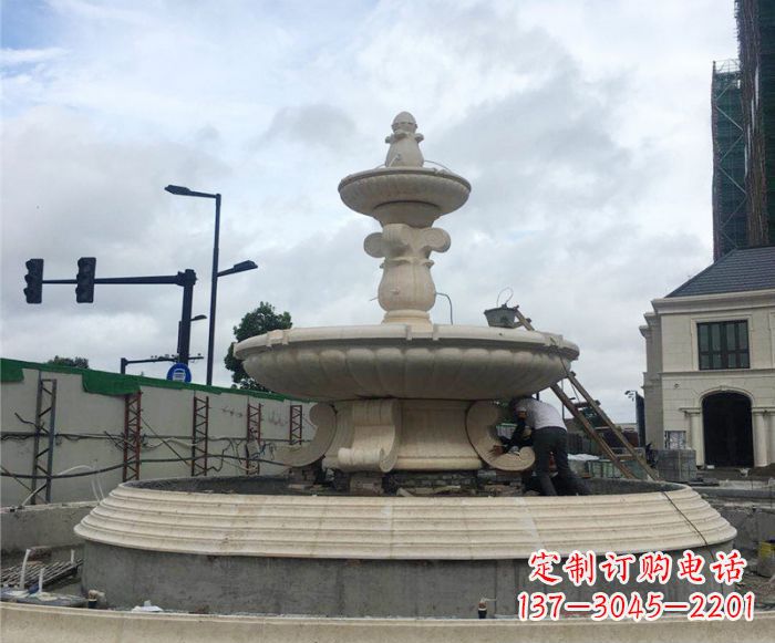 绵阳品质卓越的定制大型喷泉石雕