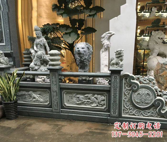 绵阳精美仿古石栏板雕塑