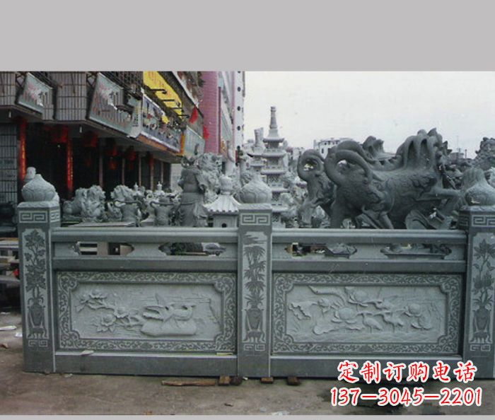 绵阳高档仿古石栏板雕塑