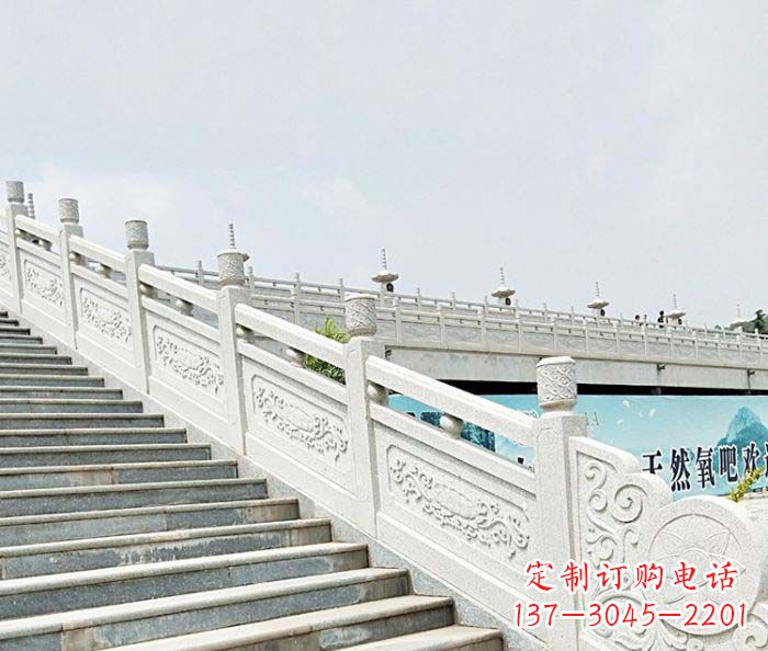 绵阳精美绝伦的汉白玉石栏板雕塑