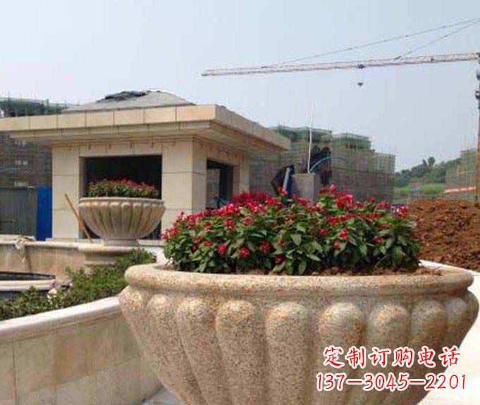 绵阳公园景观花盆石雕